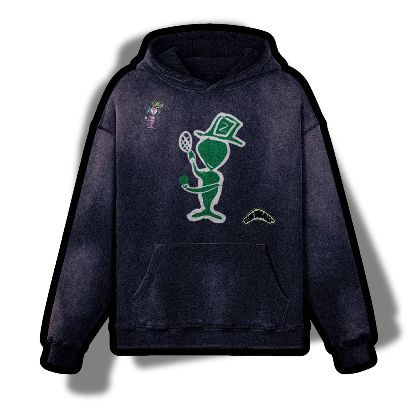 "tennis?" embroidery w patches