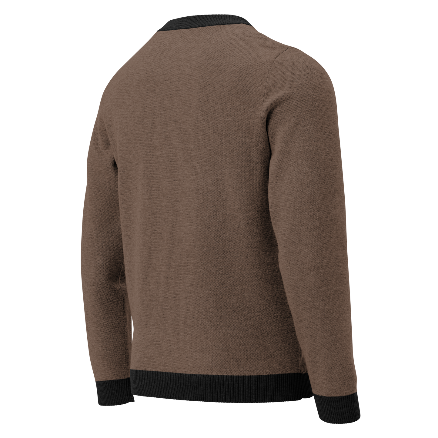Knitted crew neck sweater