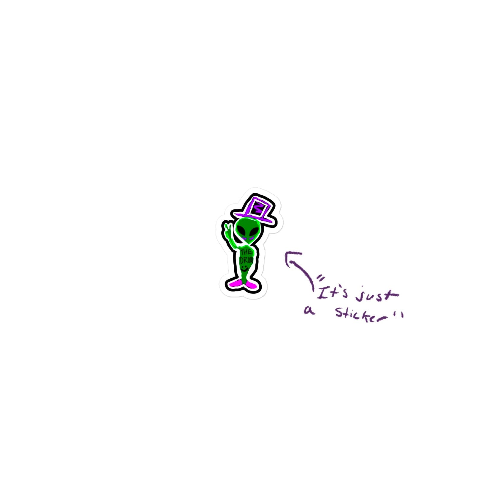 "what's ur alien??" (STICKER)