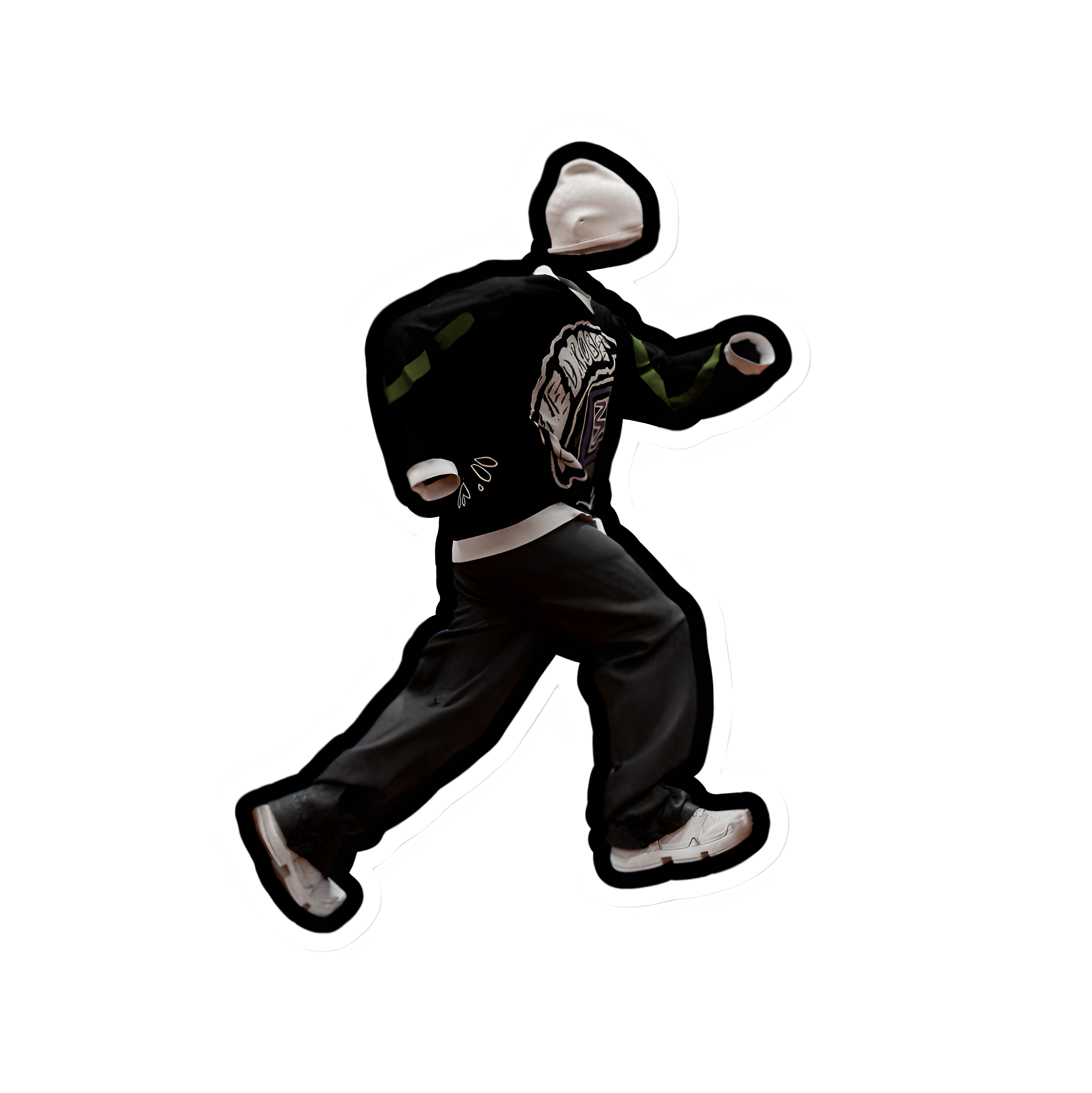 “Don’t run away from your wink, embrace it” (STICKER)