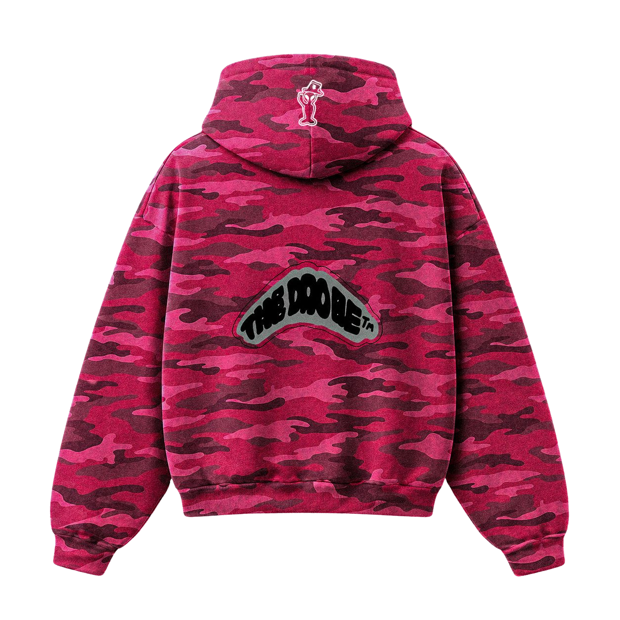 PINK CAMO HOODIE (420 GSM)