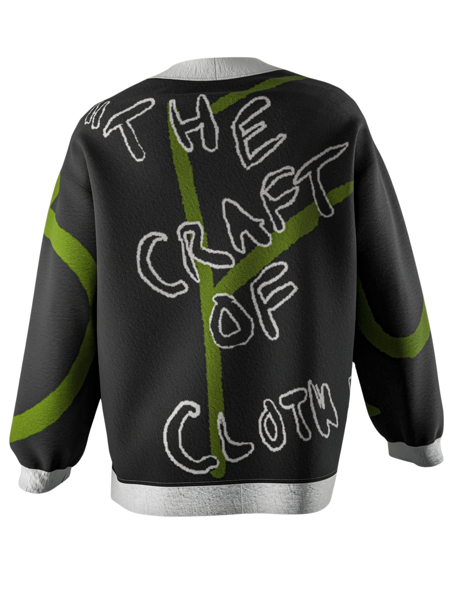 "what's ur wink??" knitted sweat "purple"