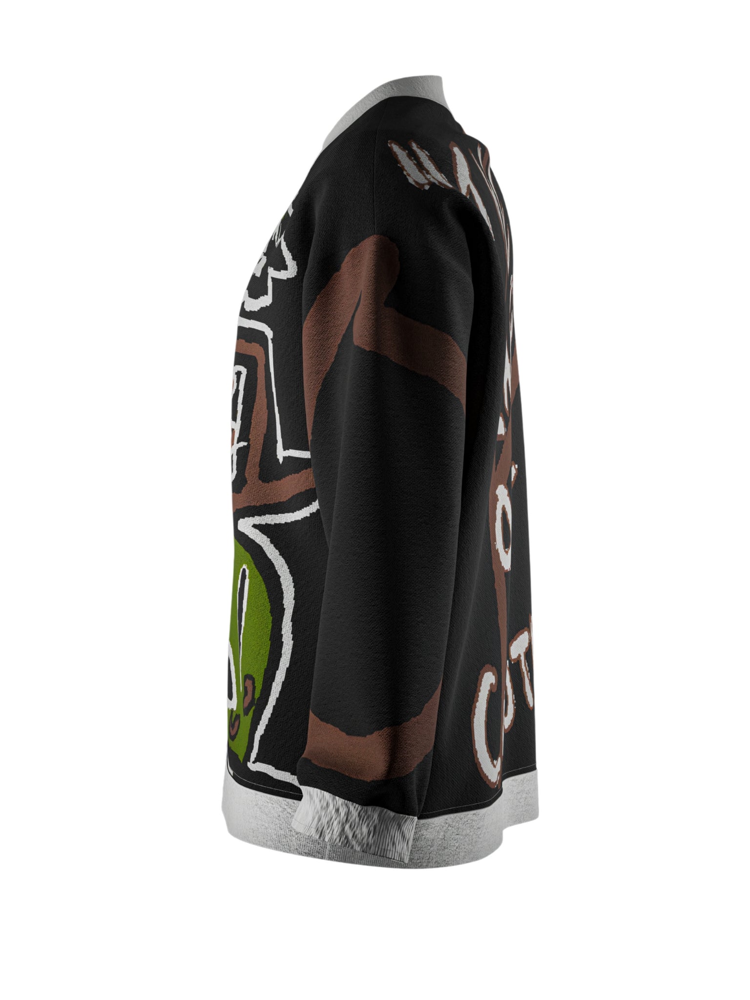 "what's ur wink??" knitted sweat (soil)