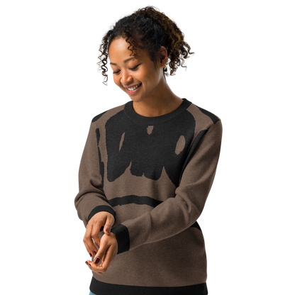 Knitted crew neck sweater