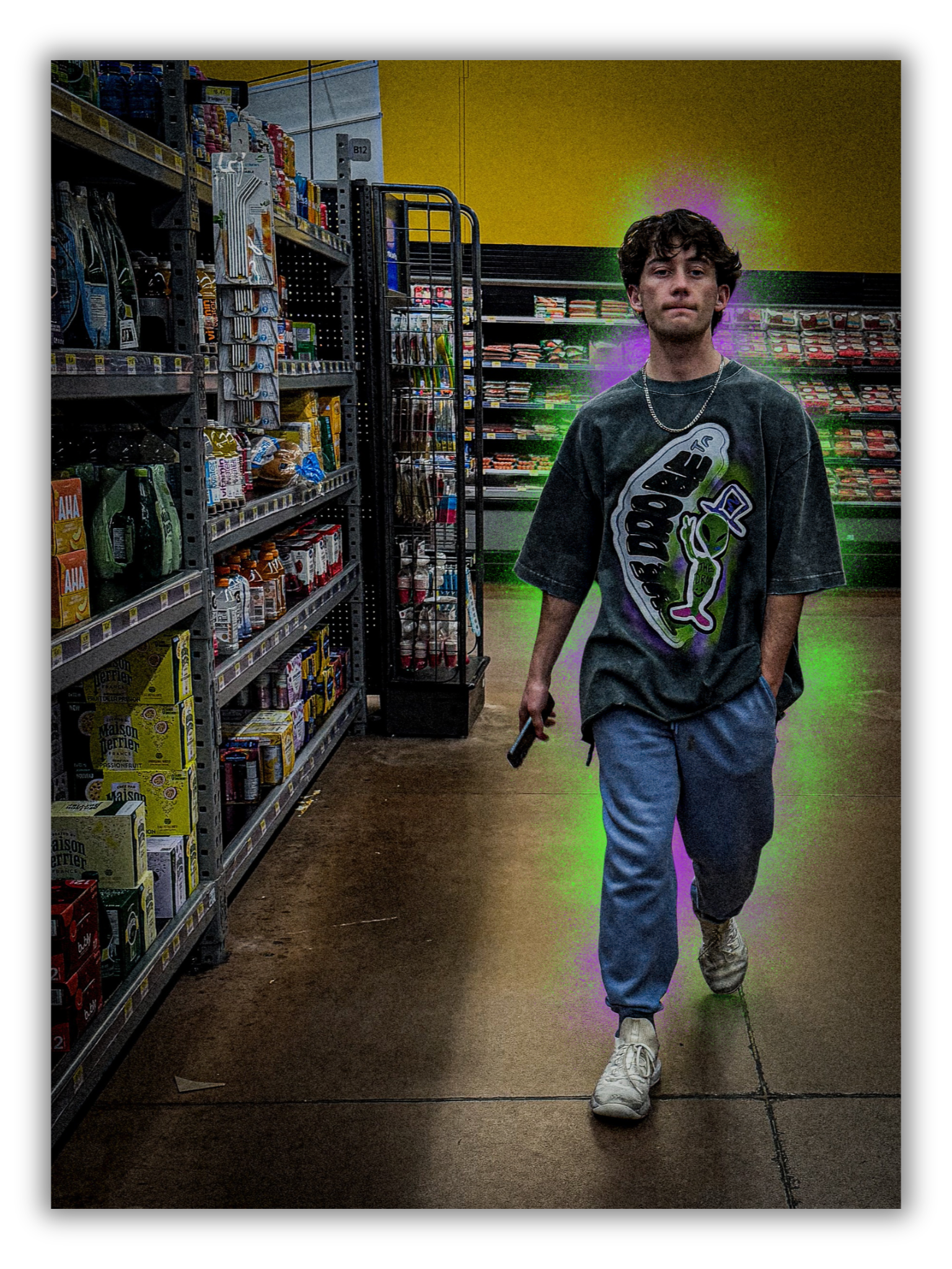 wink tee ripped (cement)