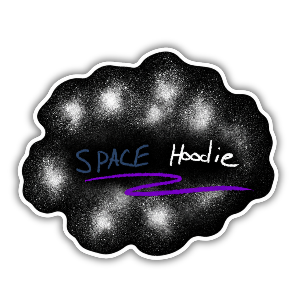 Space Hoodie Sticker
