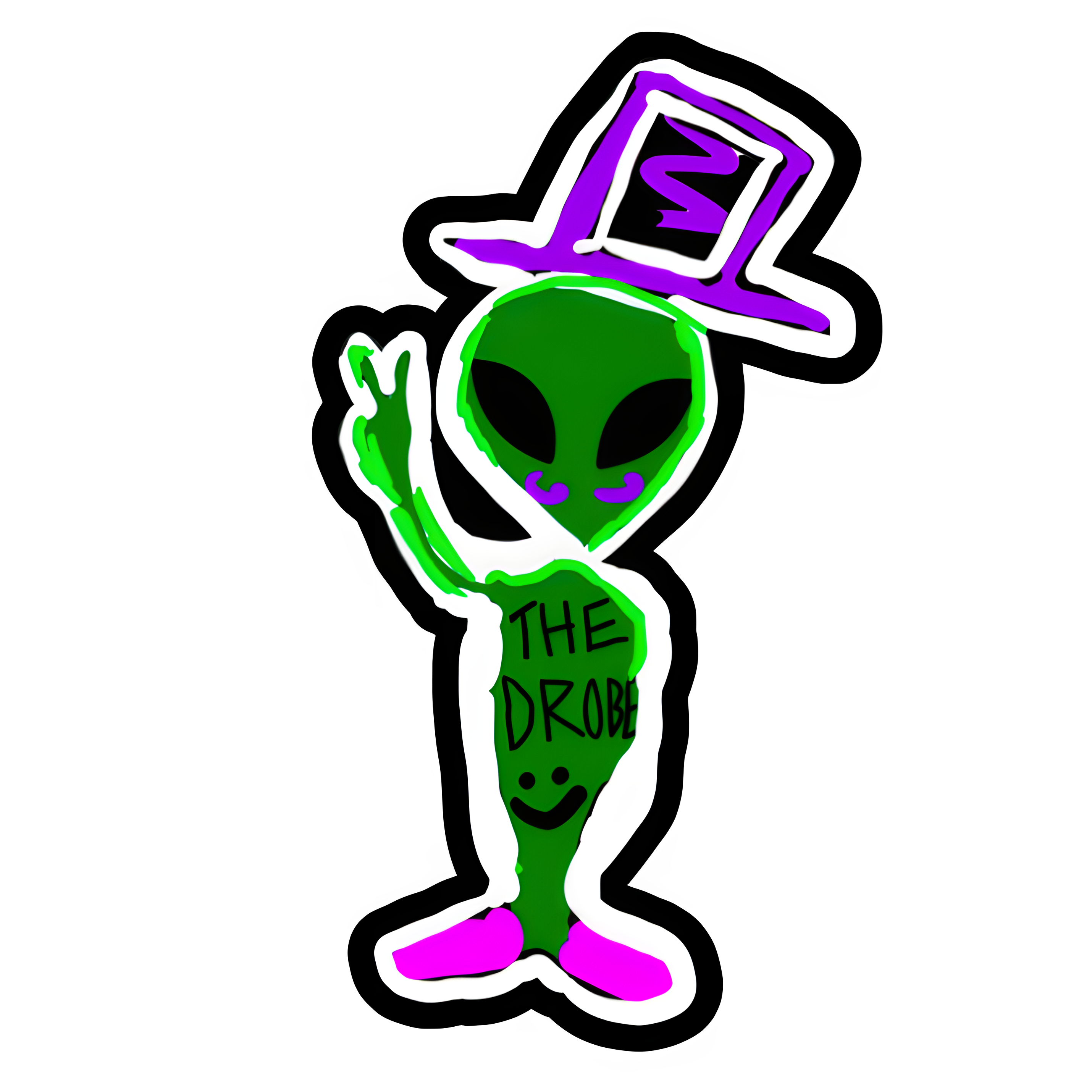 "what's ur alien??" (STICKER)